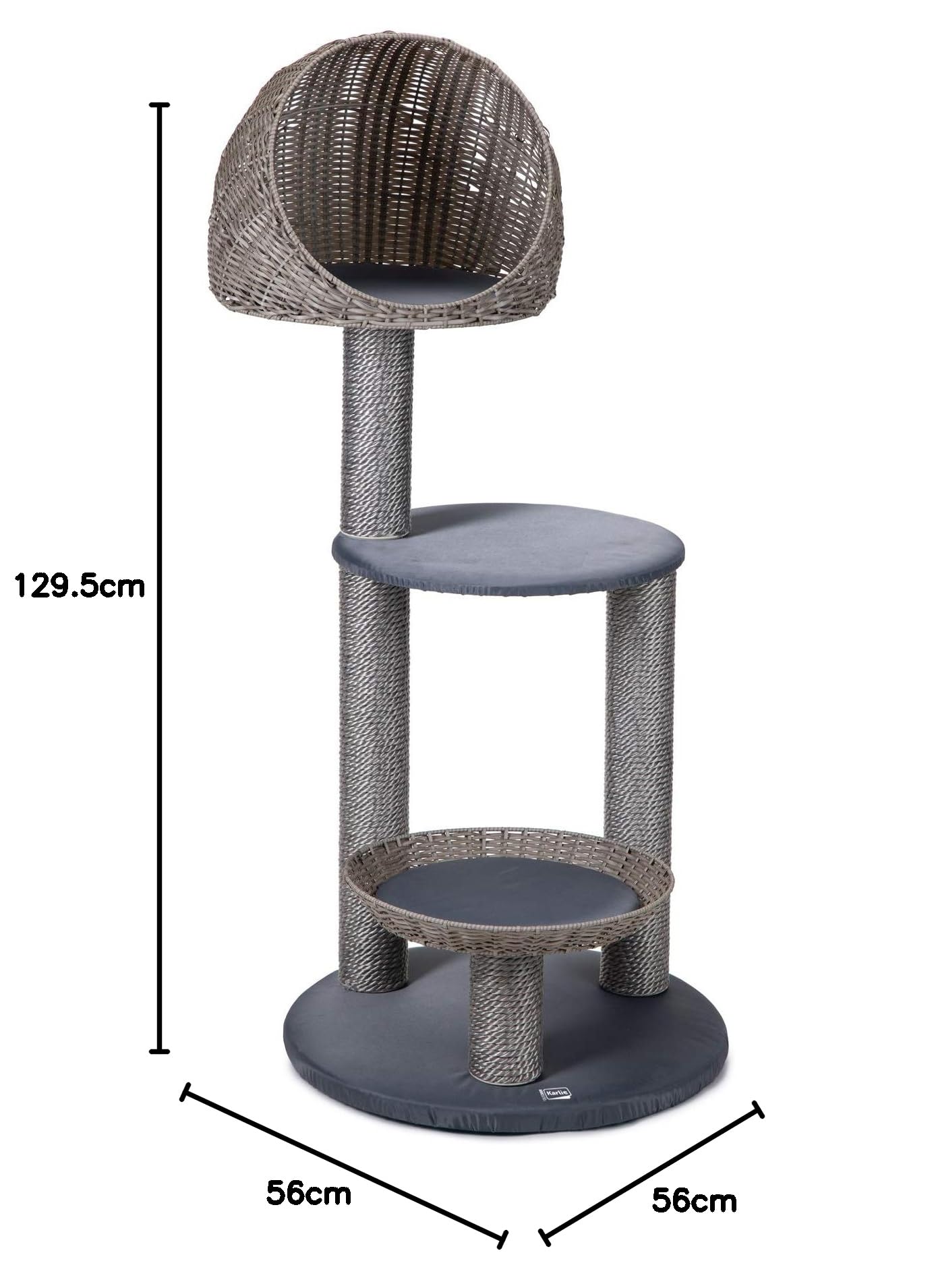 karlie-rixy-outdoor-kratzbaum-56x56x129-5-cm-grau-polyrattan image 8