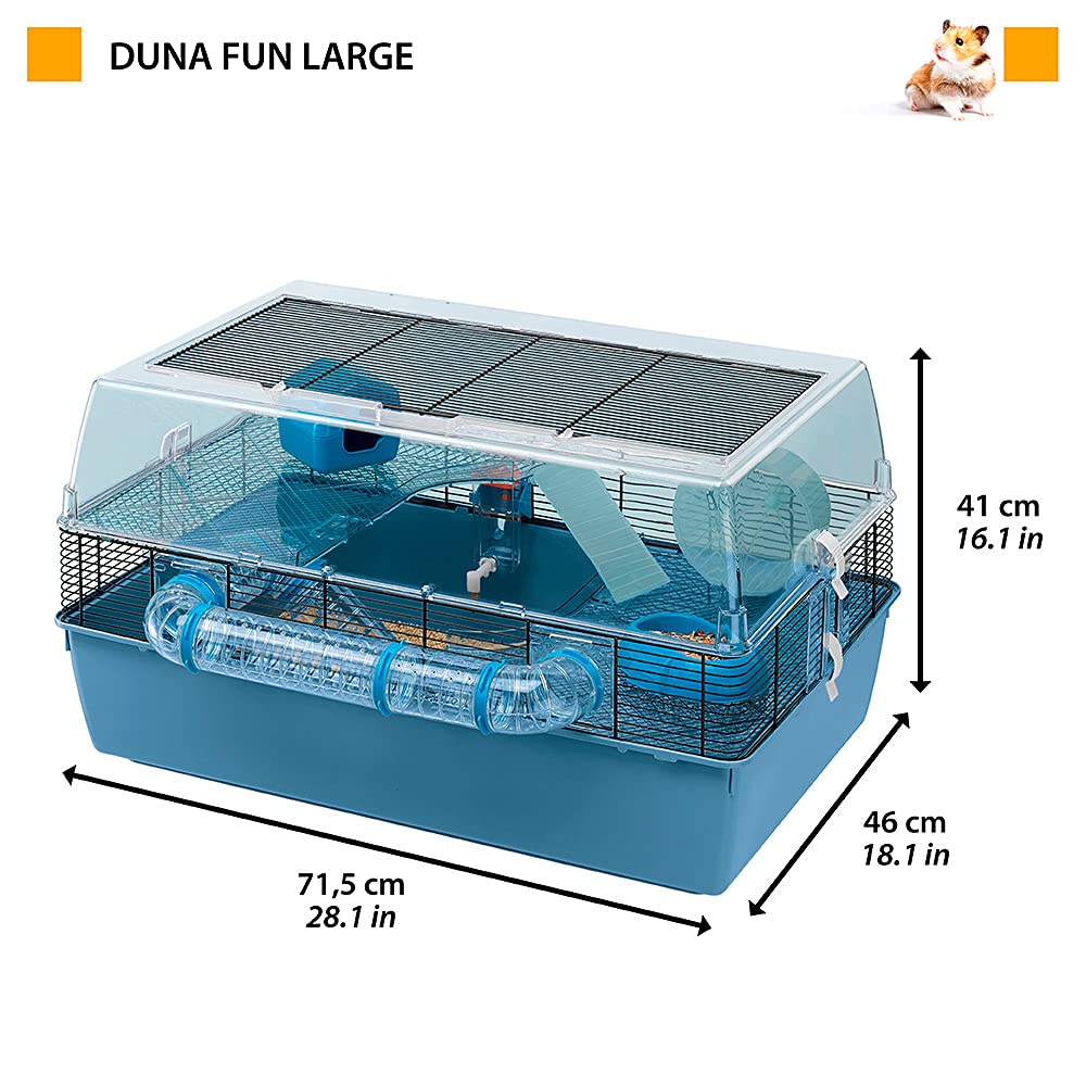 ferplast-duna-fun-large-hamsterk-fig-3-ebenen-mit-r-hren-und-zubeh-r image 2