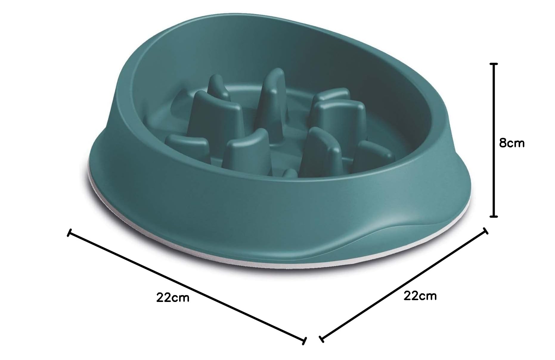 stefanplast-anti-schling-napf-0-5-l-20-5-cm-gr-n-bpa-frei image 6