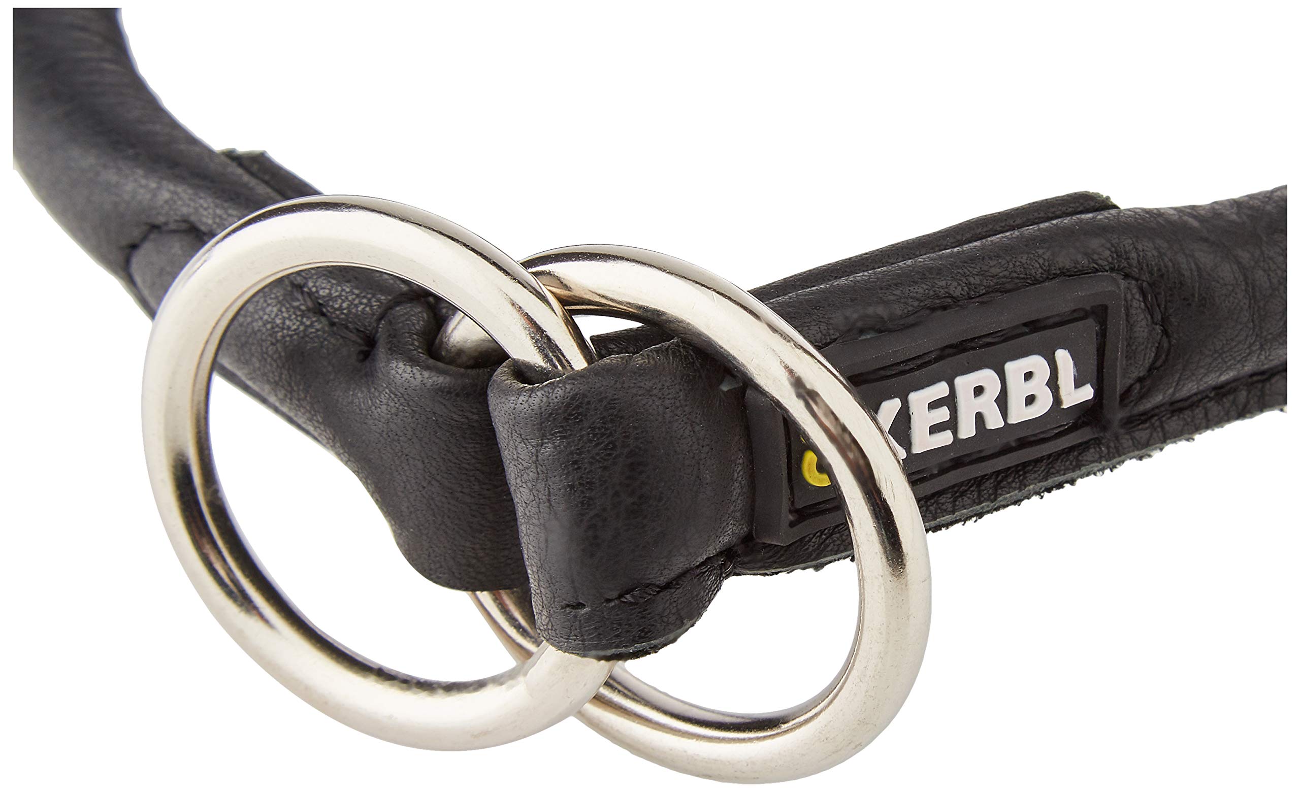 kerbl-pet-rundleder-halsband-roma-mit-stopper-45-cm-8-mm-schwarz image 3