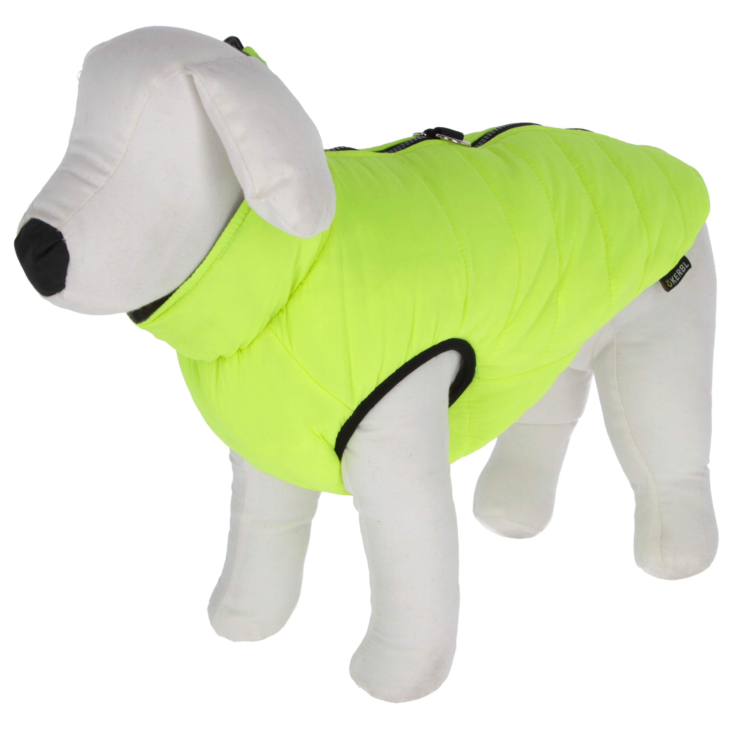 kerbl-pet-steppmantel-charmonix-xs-30-cm-grau-neon-gelb-wendbarer-hundemantel image 8
