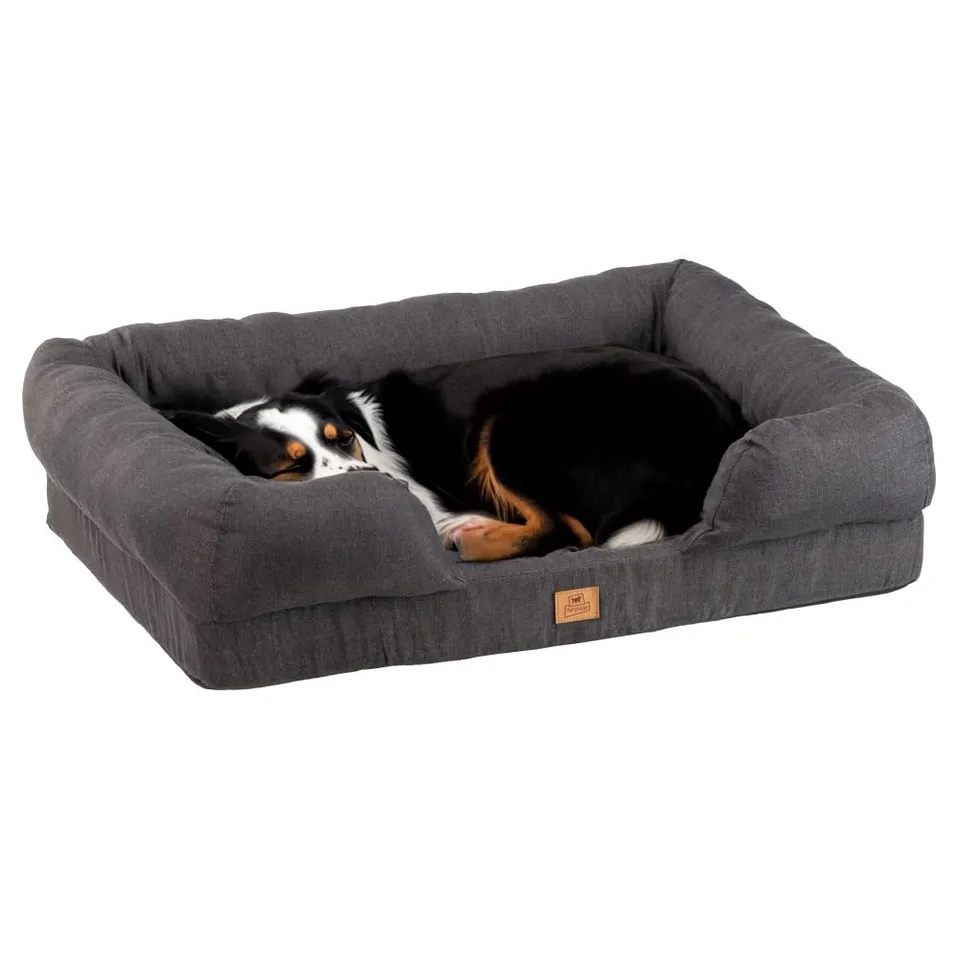 ferplast-memory-schaum-hundekissen-orthop-disch-grau-93-x-73-x-h-22-5-cm-waschba image 1