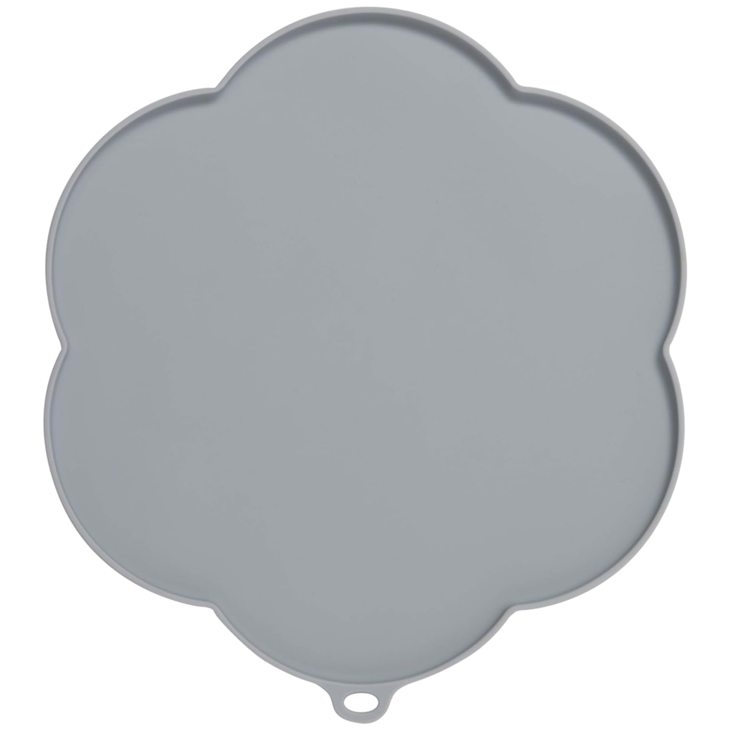 catit-silikonmatte-blume-30-cm-grau-wasserdichte-unterlage-f-r-trinkbrunnen image 1