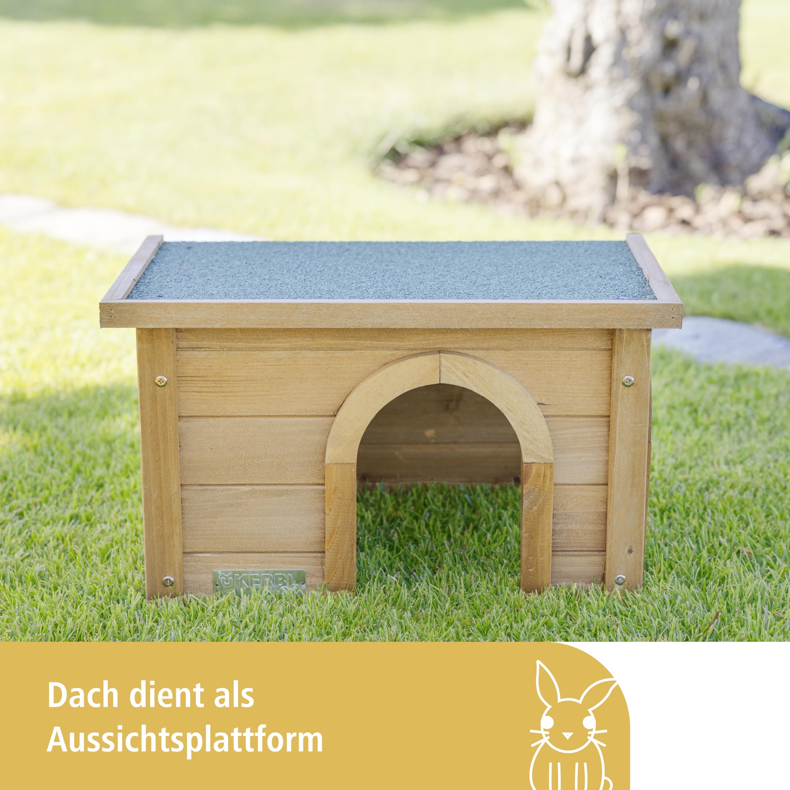 kerbl-pet-nagerhaus-45x32x27-cm-kleintierhaus-aus-spie-tanne-mit-bitumendach image 4