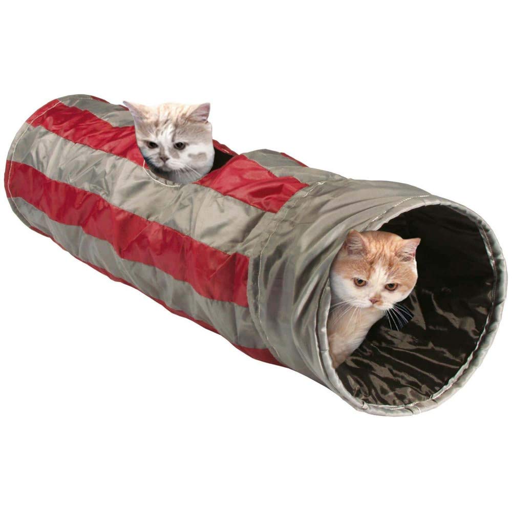 karlie-feline-cruiser-katzentunnel-gestreift-l-50-cm-25-cm-mit-spielball image 6