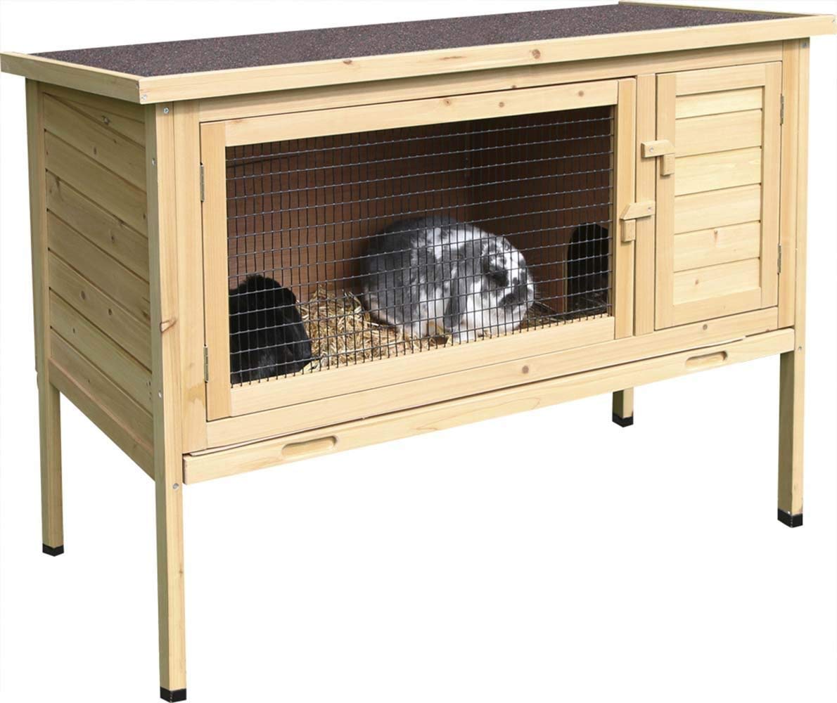kerbl-nagerstall-buddy-wei-116-x-52-x-50-cm-mit-bitumendach image 1