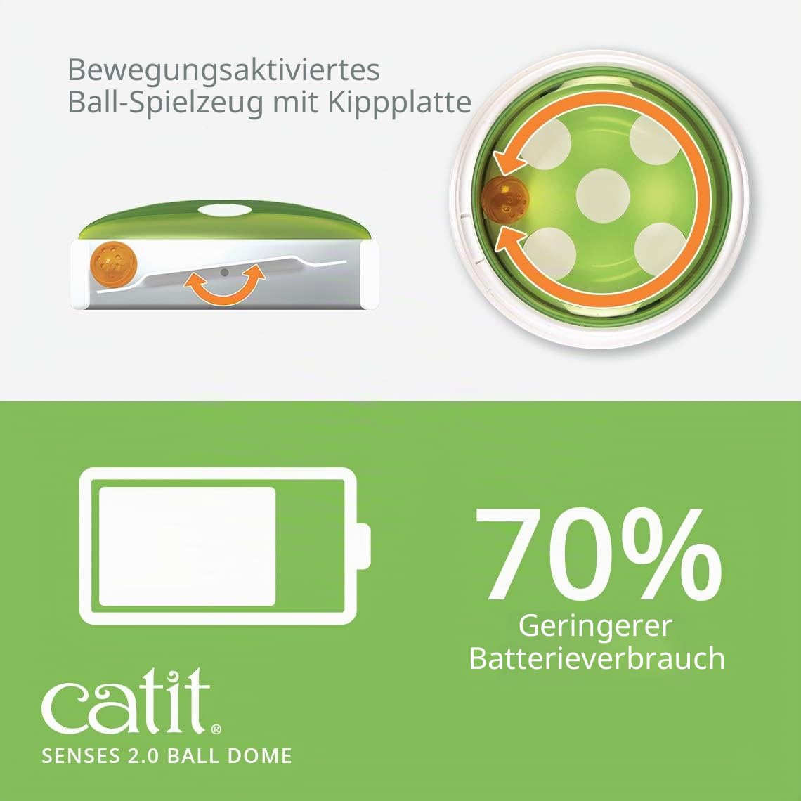 catit-senses-ball-dome-interaktives-katzenspielzeug-mit-ball image 3