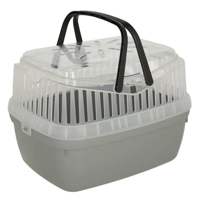 kerbl-portobello-transportbox-30x23x23-cm-grau-kleintier image 1