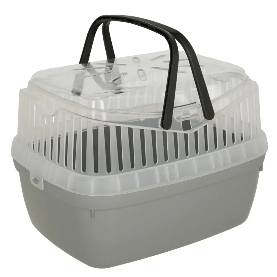 kerbl-portobello-transportbox-30x23x23-cm-grau-kleintier image 1