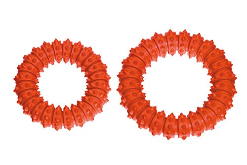 karlie-ruffus-vollgummi-aqua-ring-hundespielzeug-12-cm-orange-mit-vanille-aroma image 6
