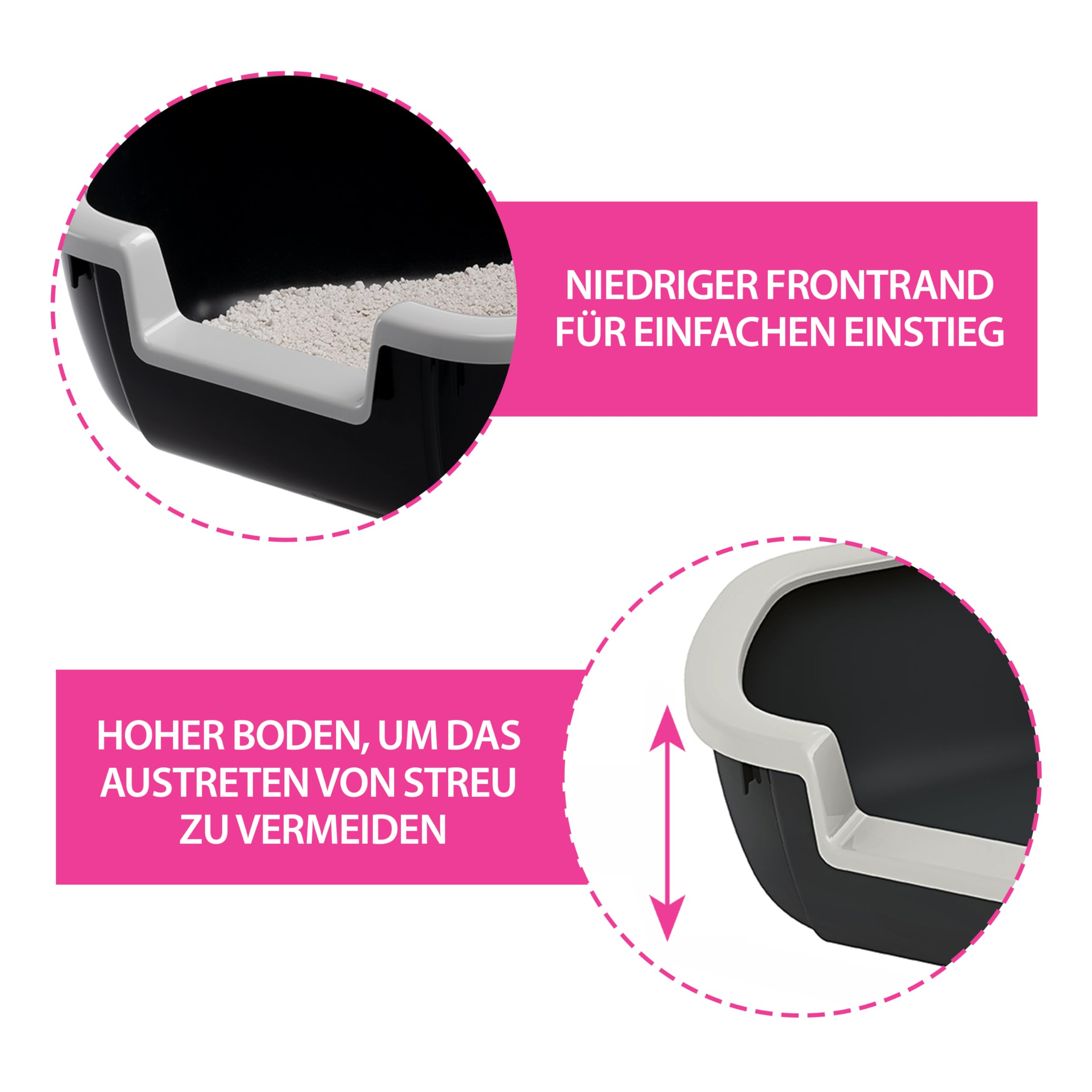 ferplast-dama-eck-katzentoilette-offen-57-5-x-51-5-x-h-22-cm-schwarz image 4
