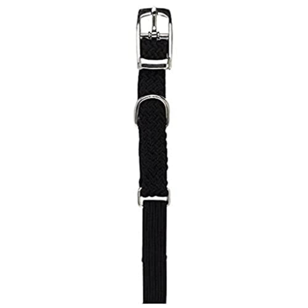 kerbl-pet-katzenhalsband-10-mm-x-30-cm-mit-gummizug-und-gl-ckchen-schwarz image 1
