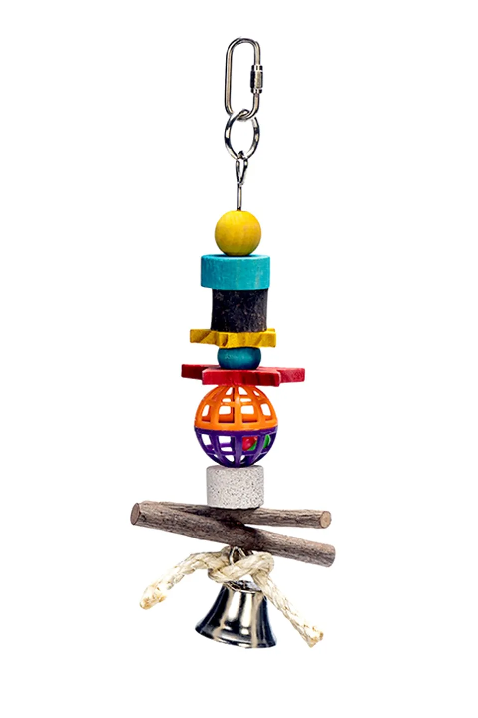 karlie-vogelspielzeug-holz-und-lava-gr-e-m-27-cm image 1