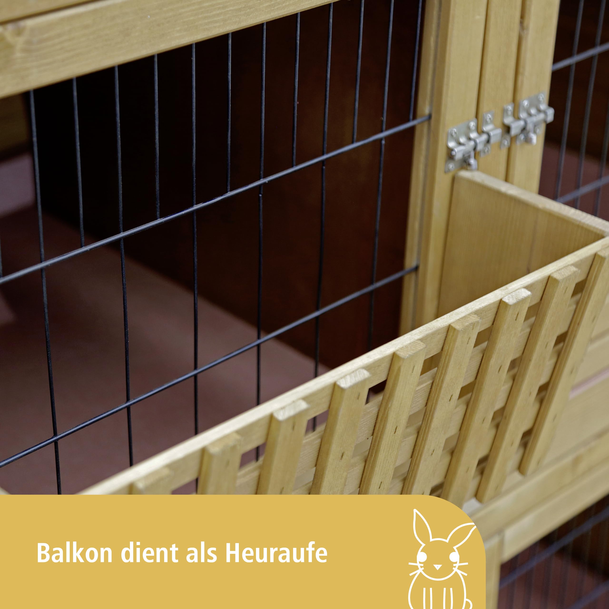 kerbl-nagerstall-s-dtirol-81725-holz-125-x-87-x-142-cm-2-ebenen image 2