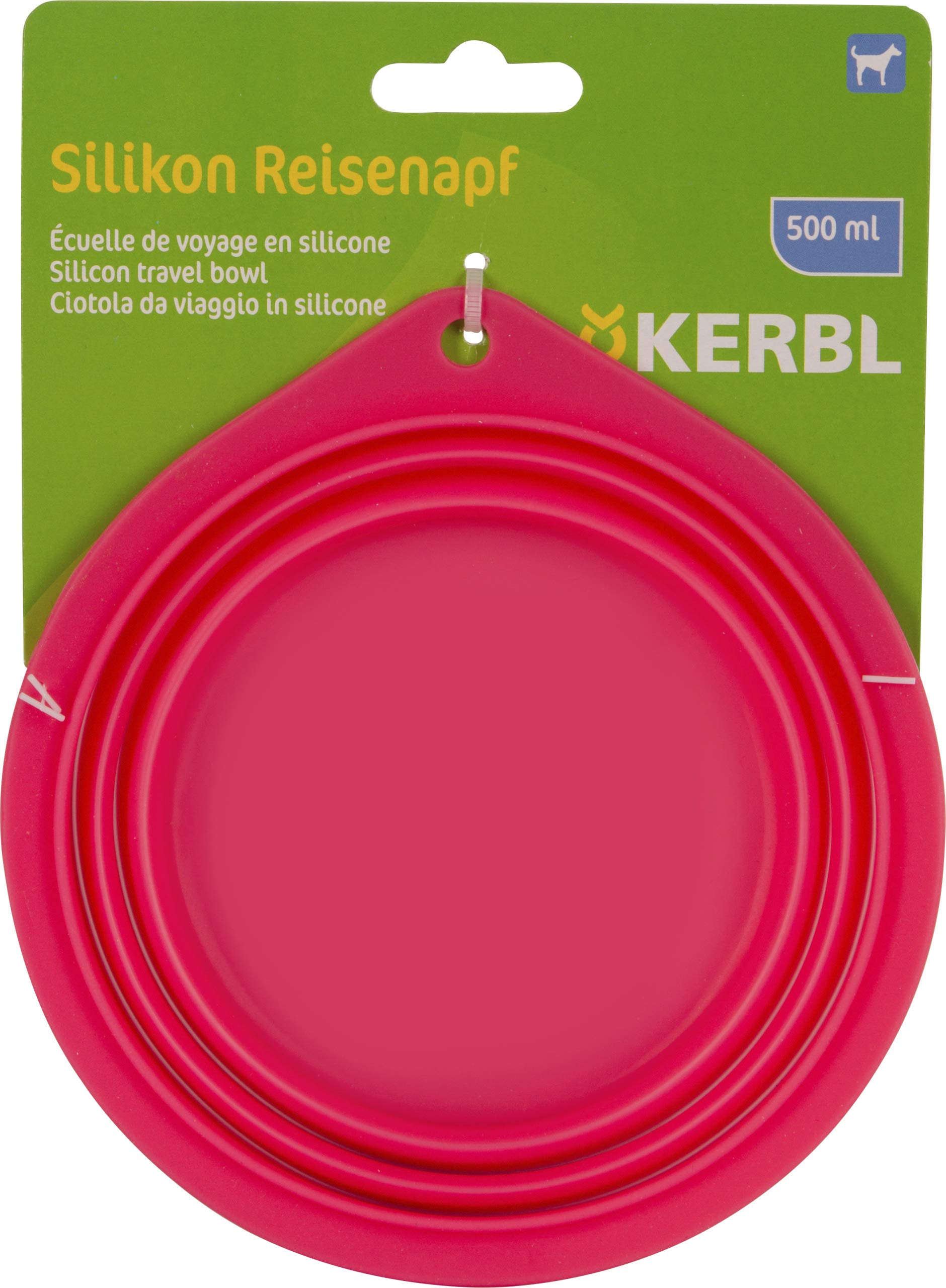 kerbl-pet-silikon-reisenapf-faltbar-500-ml-himbeer image 3
