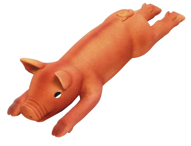 kerbl-pet-latexschwein-20-cm-hundespielzeug-mit-squeaker-aus-latex image 1