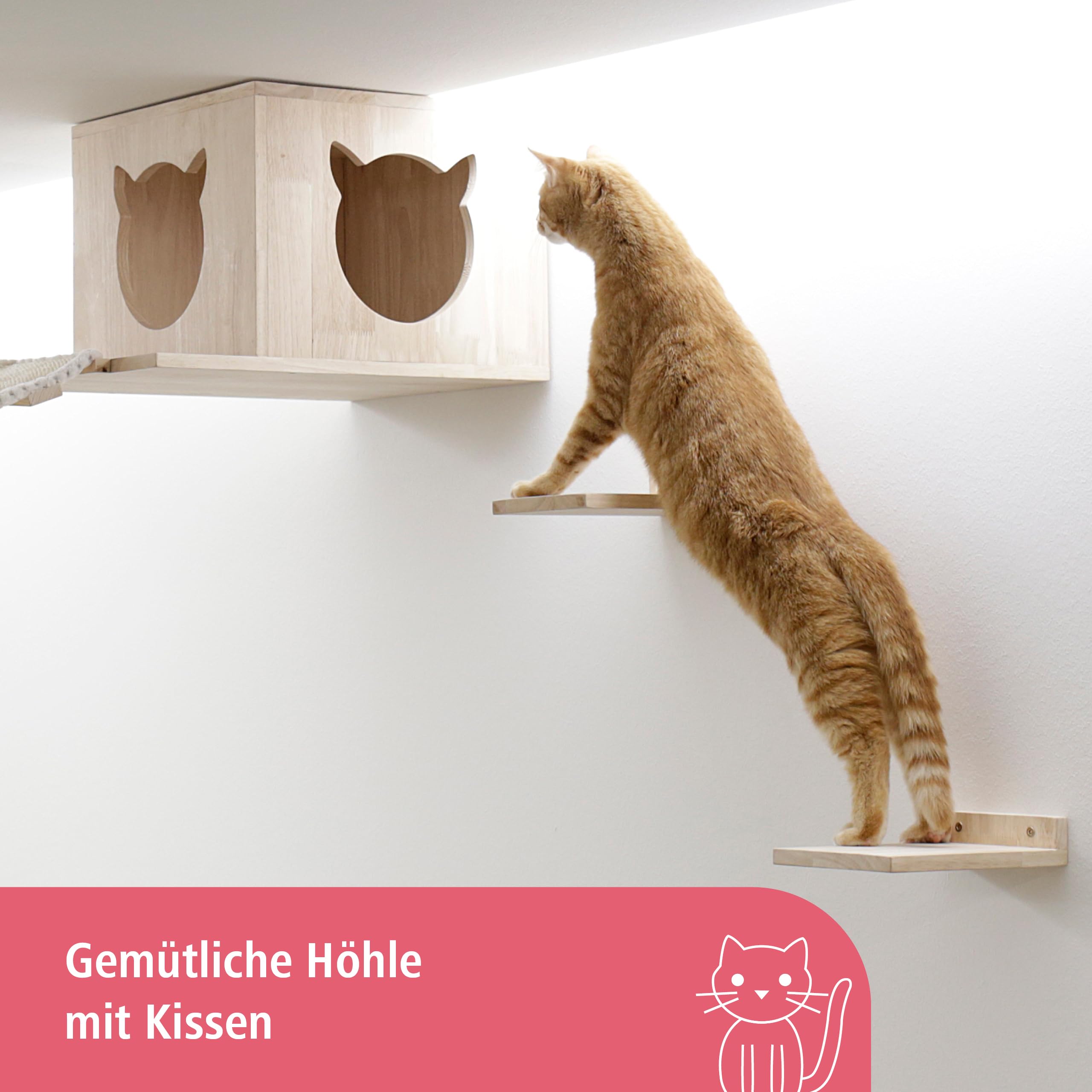 kerbl-pet-katzenspielplatz-top-natur-wei-5-teiliges-kletterwandset-aus-massivhol image 4