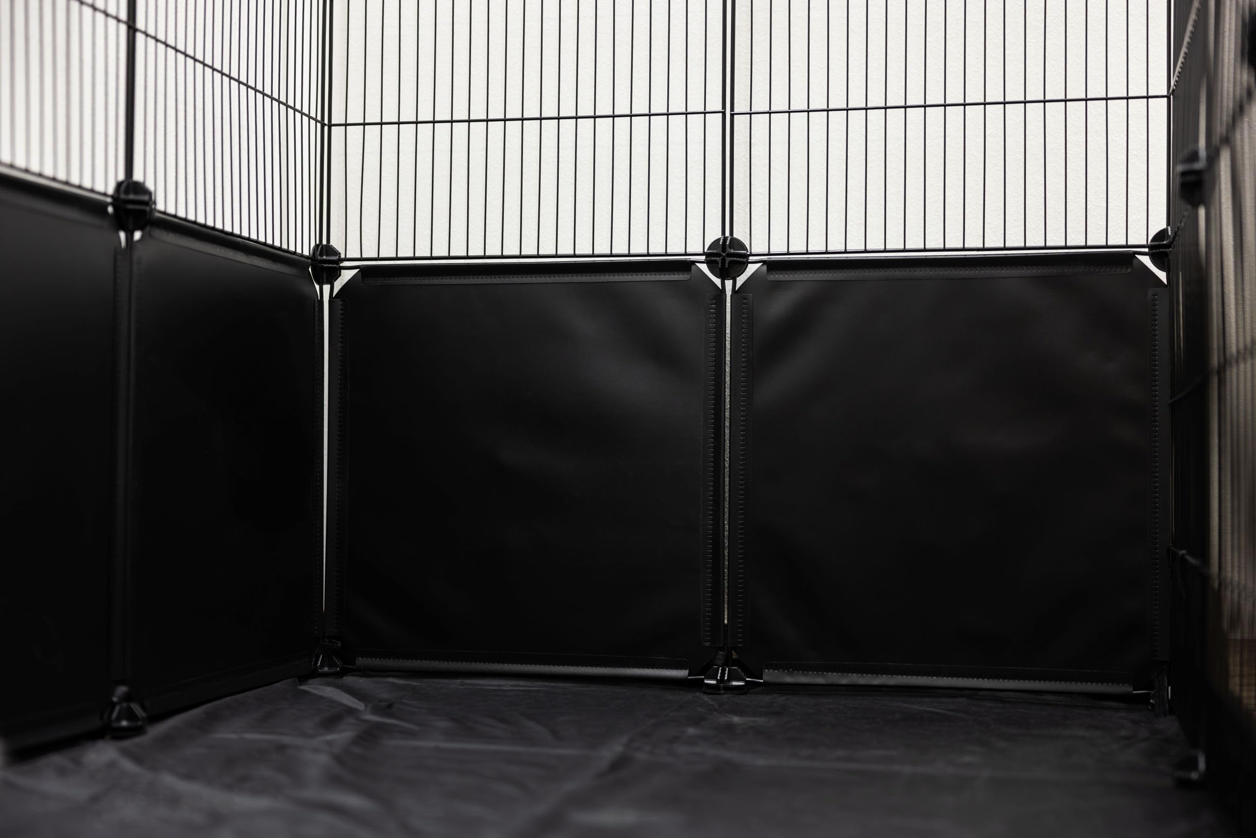 kerbl-pet-indoor-gehege-hoppla-schwarz-144x72x72-cm-f-r-kaninchen-und-nager image 7