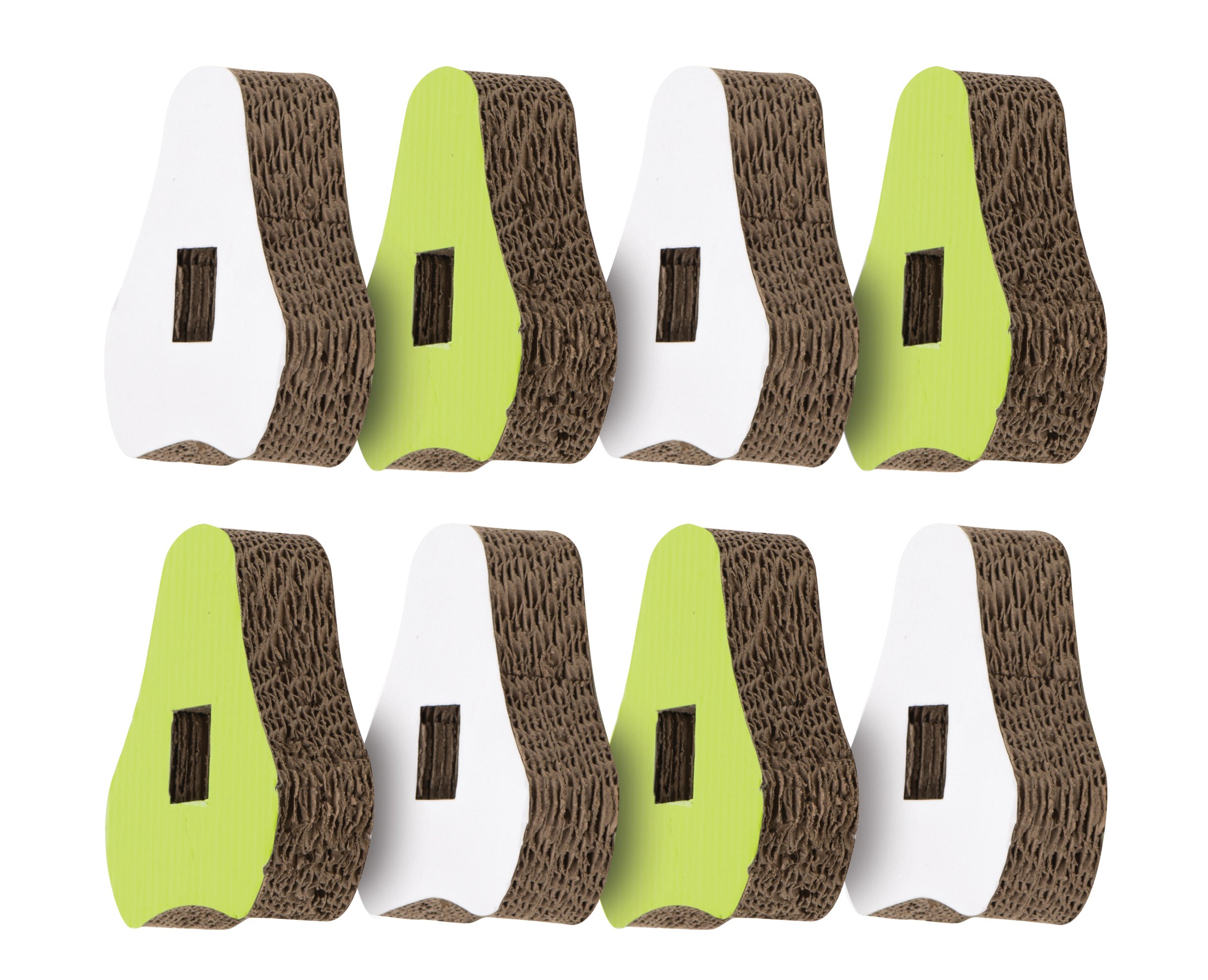 catit-senses-2-0-nachf-ll-kratzelemente-ersatzkratzfl-chen-aus-pappe-8-st-ck image 1