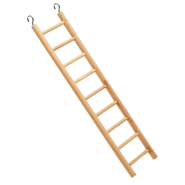 ferplast-holzleiter-escalera-9-x-1-1-x-37-cm-f-r-wellensittiche-und-kakadus image 1