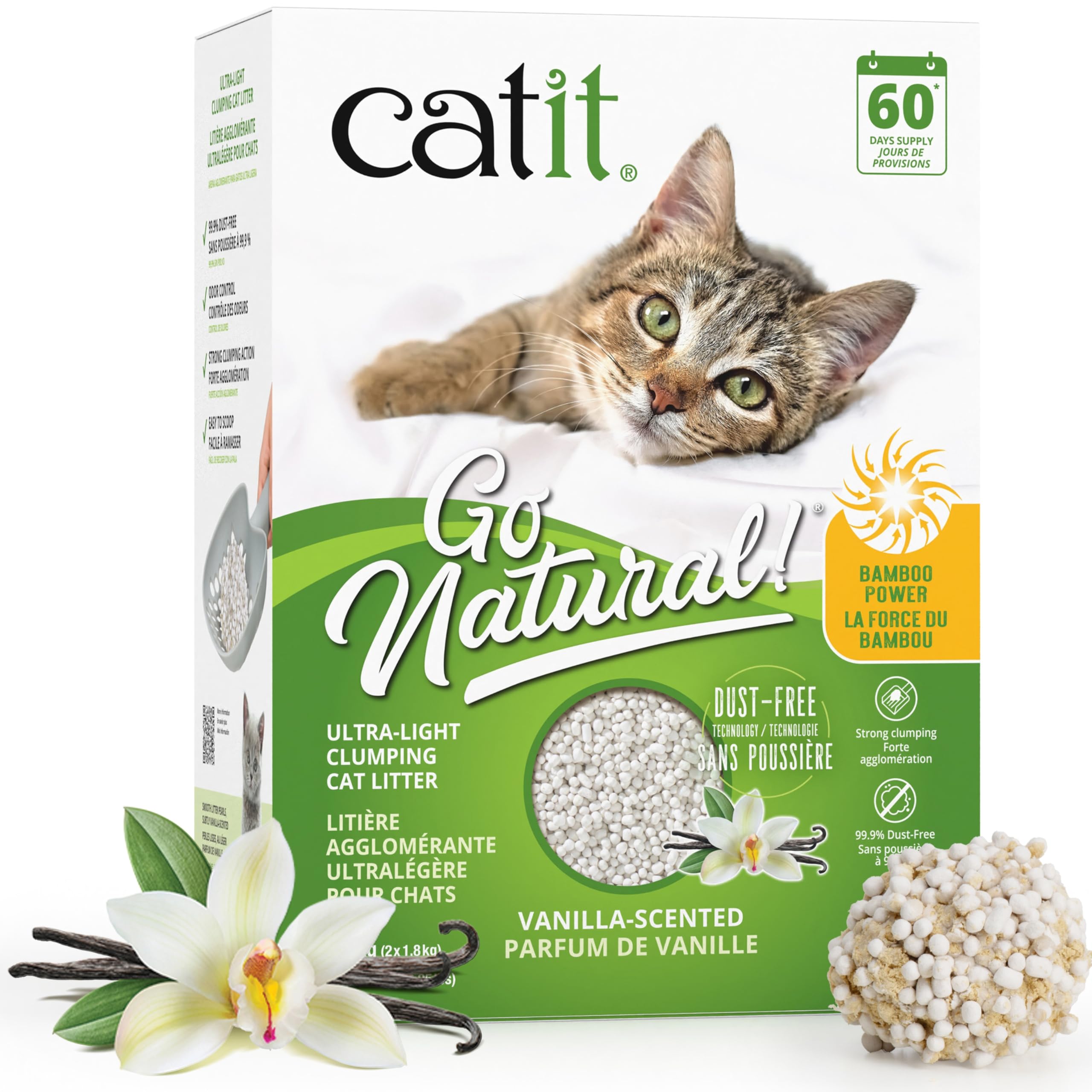 catit-go-natural-bambus-katzenstreu-klumpend-vanille-3-6-kg image 1