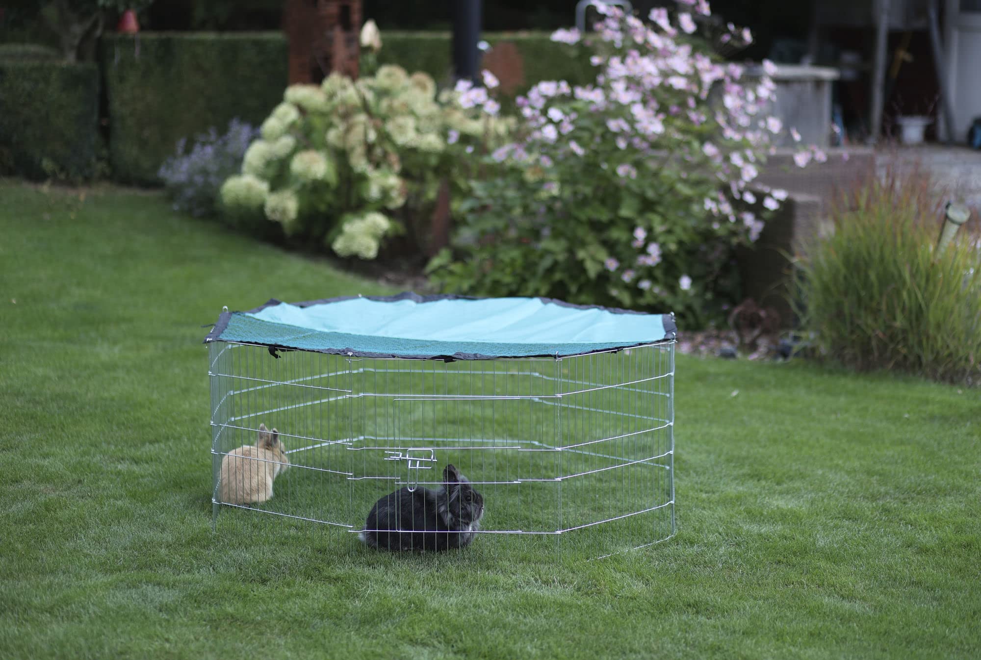 kerbl-pet-sonnenschutz-abdecknetz-f-r-freigehege-8-elemente-143-cm image 3