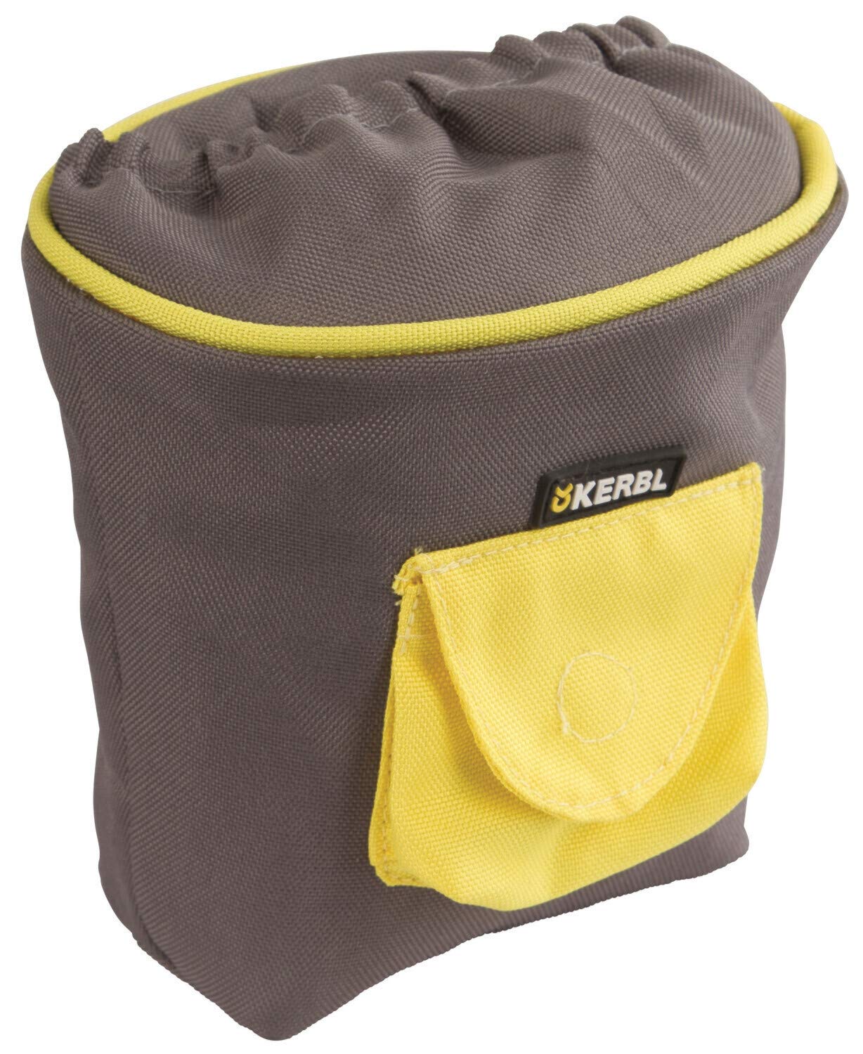 kerbl-pet-futtertasche-pro-14x11x14-cm-in-grau-gelb image 1