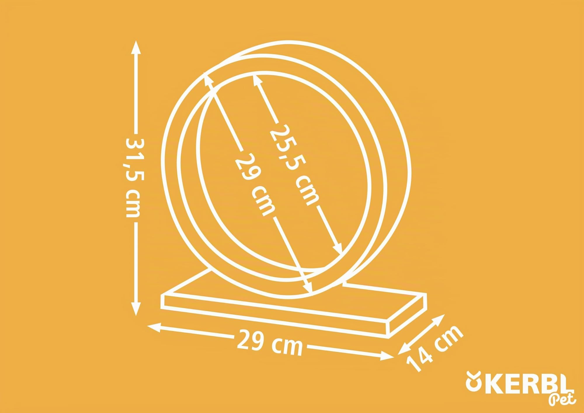kerbl-pet-hamsterlaufrad-holz-29-cm-mit-korklauffl-che-geschlossen image 6
