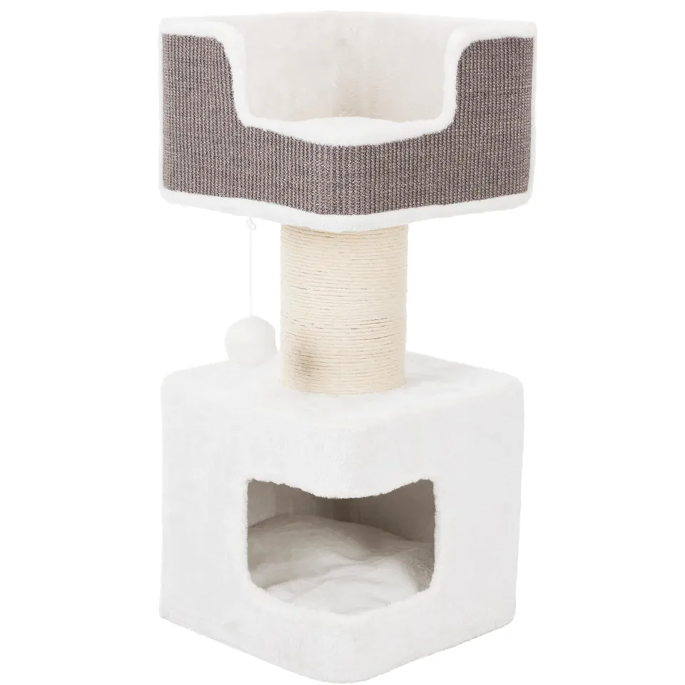trixie-kratzbaum-xxl-ava-86-cm-wei-grau-f-r-gro-e-katzen image 1