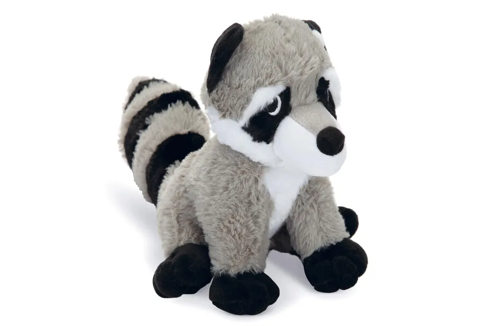karlie-waschb-r-racco-hundespielzeug-pl-sch-grau-17x32x20-cm image 1