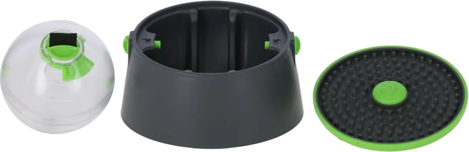 kerbl-pet-multifeeder-3in1-snackball-futterbar-leckteller-anti-schling-napf-hund image 1