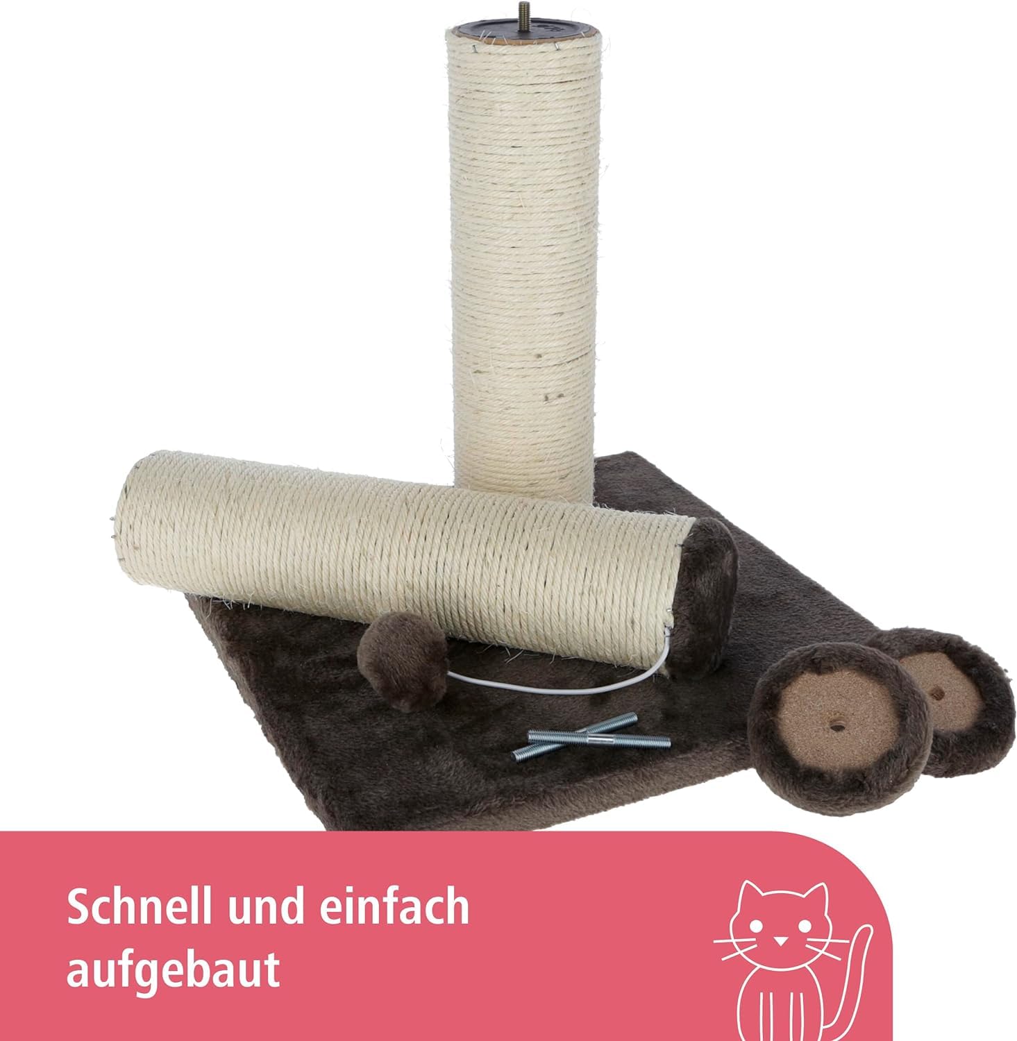 kerbl-pet-kratzs-ule-opal-maxi-kratzbaum-38-x-38-x-78-cm-in-grau image 5
