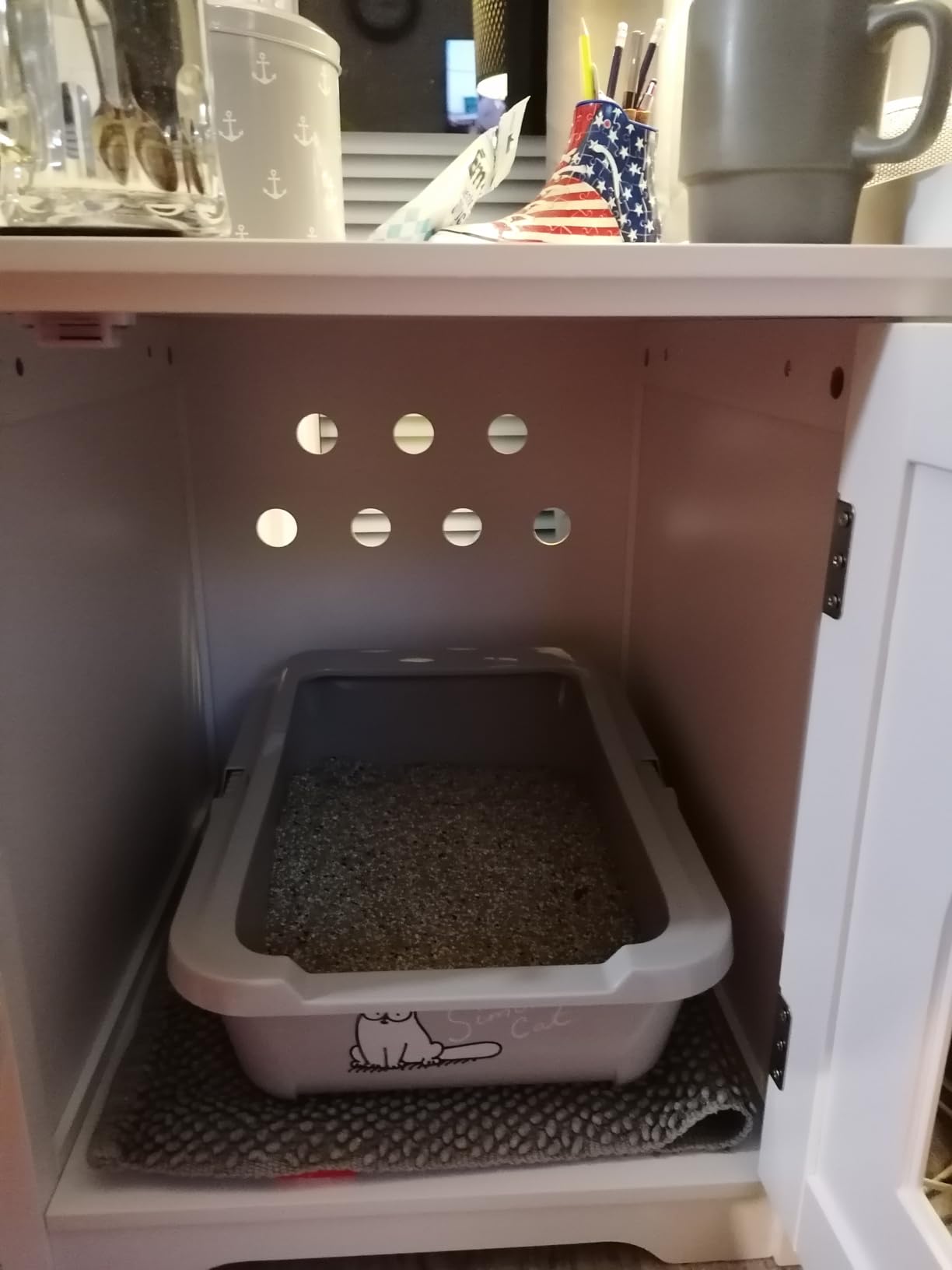 Ideale Toilette für unsere Katze
