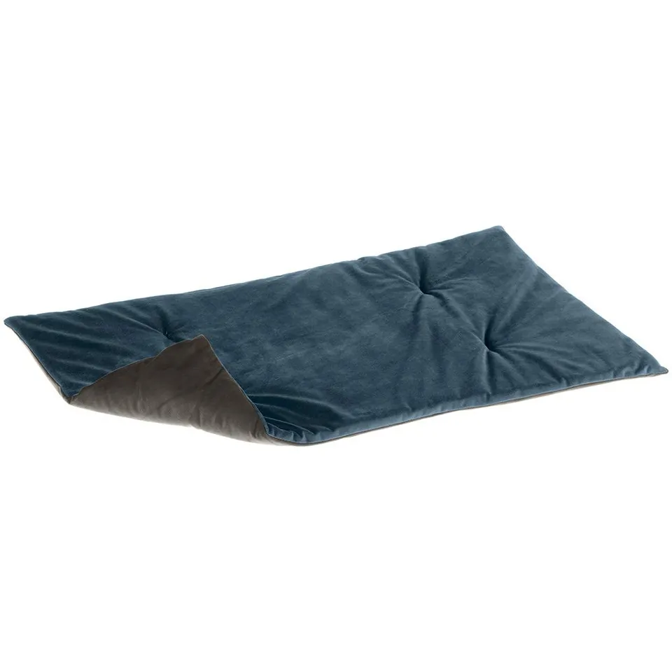 ferplast-baron-65-hundedecke-aus-samt-mittel-blau-grau-schwarz image 1