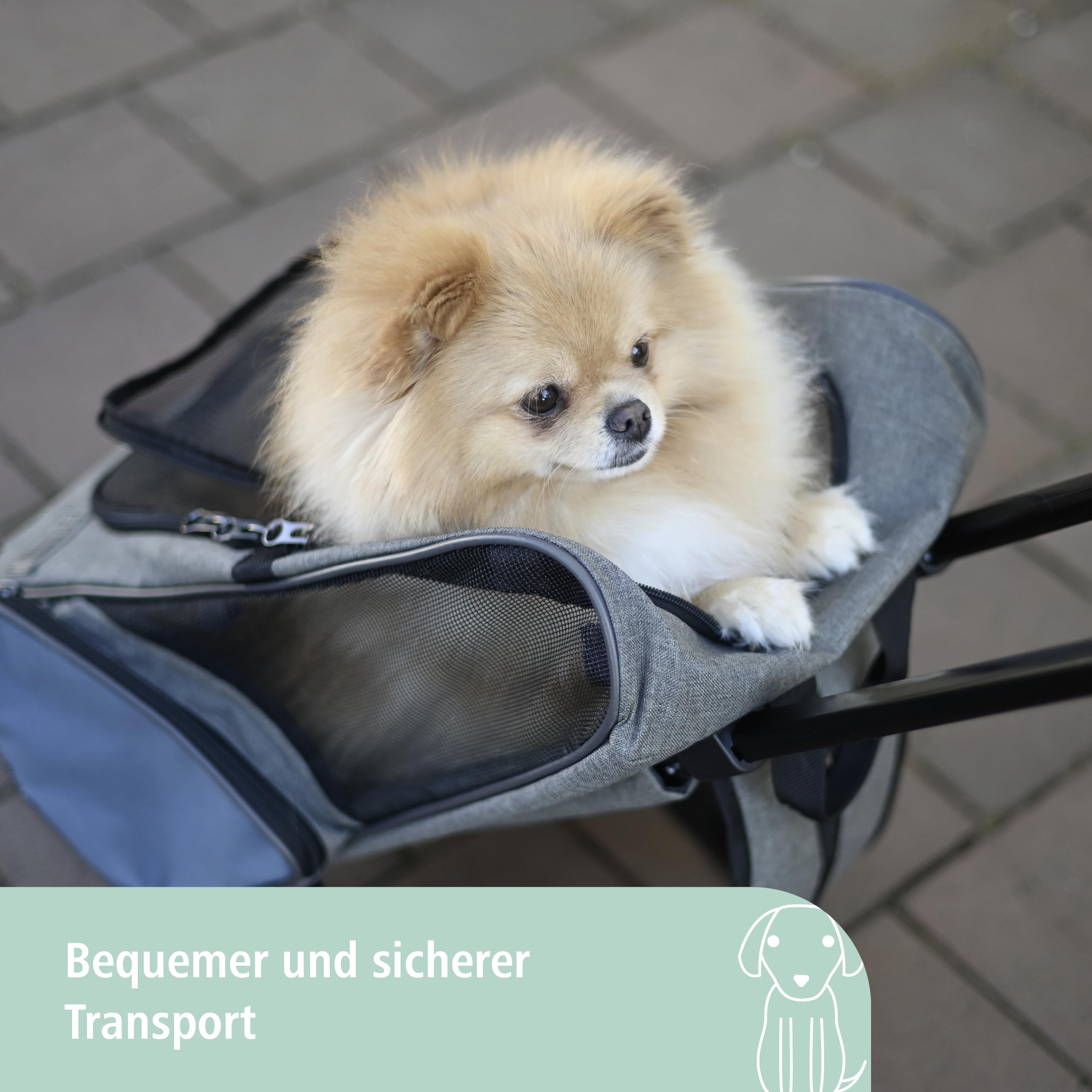 kerbl-pet-trolley-vacation-transporttrolley-f-r-hunde-und-katzen-grau-blau-41-x- image 6