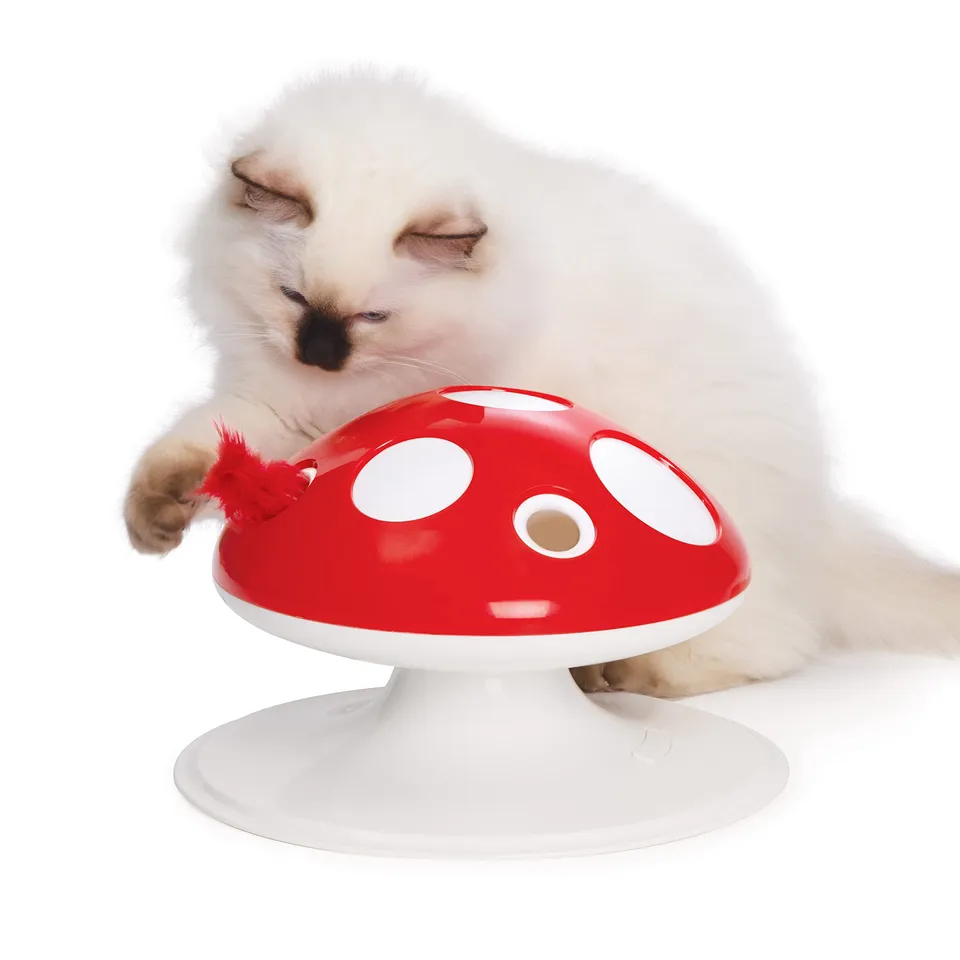 catit-senses-2-0-fliegenpilz-interaktives-360-federspielzeug-f-r-katzen image 1