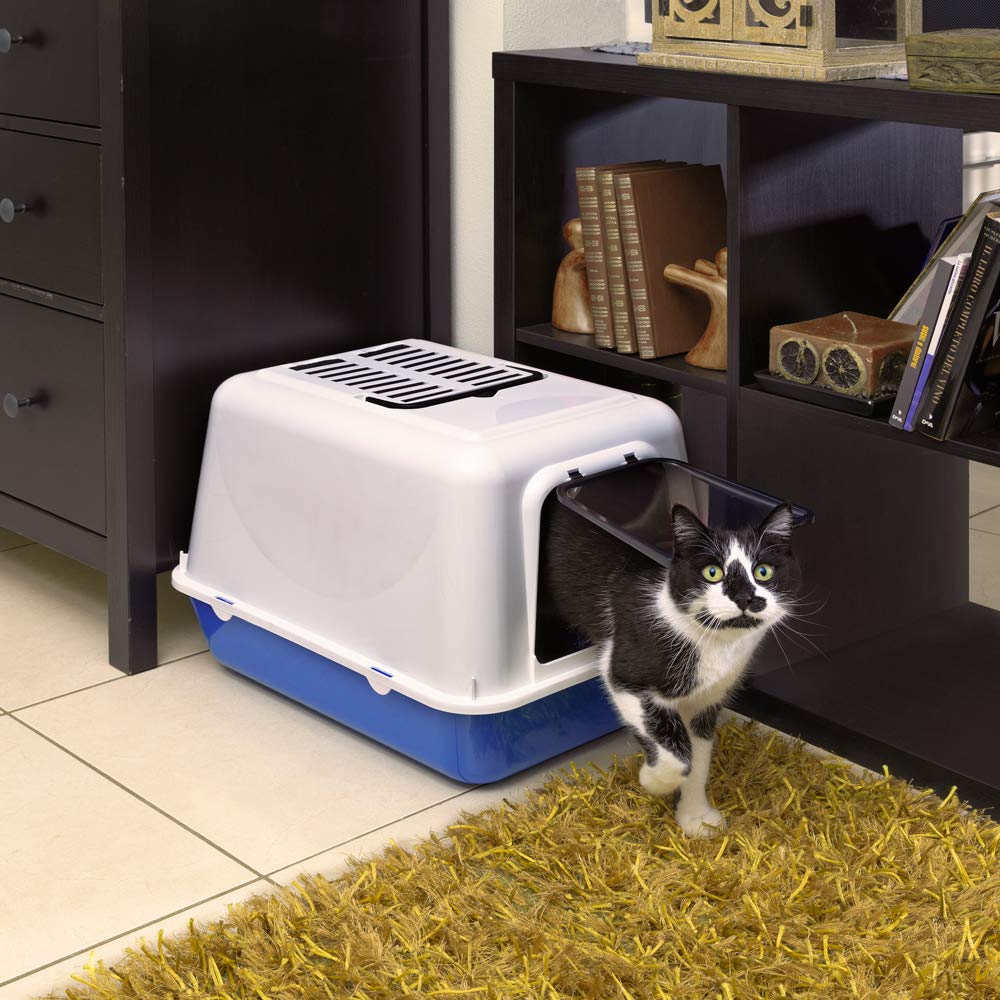 ferplast-clear-cat-20-katzentoilette-mit-deckel-39-5x52-5xh38-cm-blau-mit-aktivk image 3