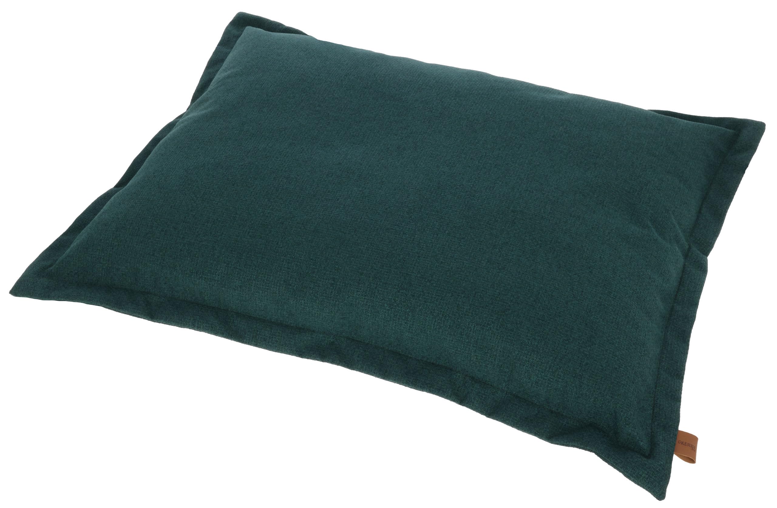 kerbl-pet-kuschelbett-oliver-english-green-80-x-60-x-15-cm-polyester-mit-abnehmb image 1