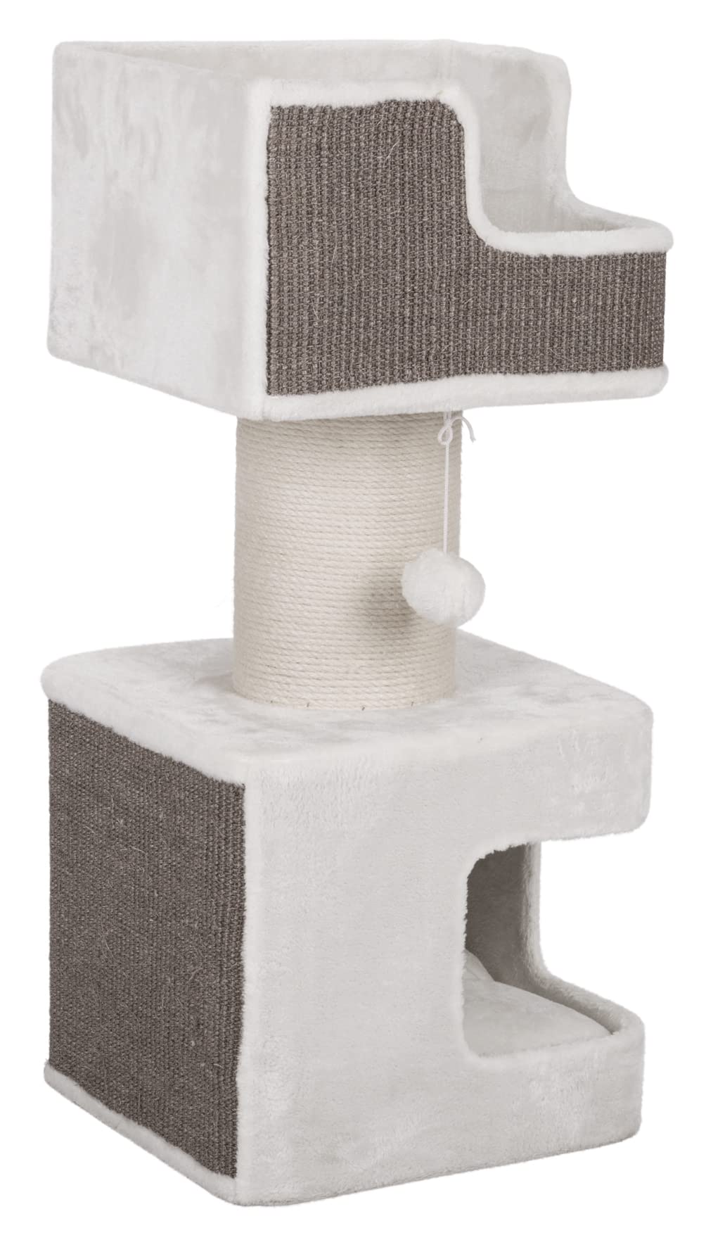 trixie-kratzbaum-xxl-ava-86-cm-wei-grau-f-r-gro-e-katzen image 2