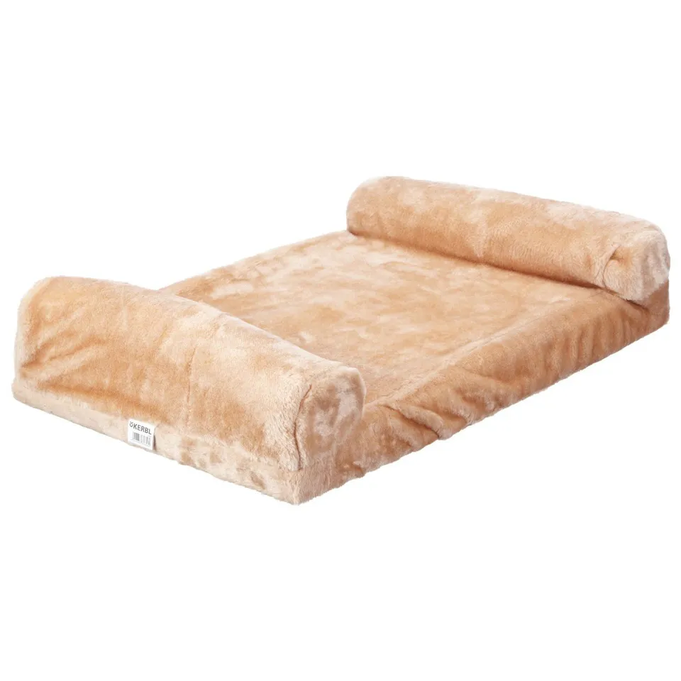 kerbl-fensterliegebrett-f-r-katzen-holz-beige-55-x-35-cm-mit-pl-schbezug image 1
