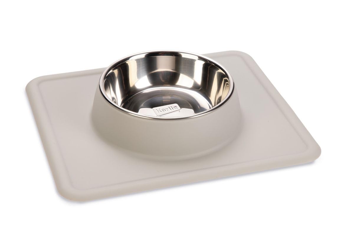 karlie-dex-silikon-inox-napf-350-ml-schwarz-edelstahlnapf-mit-silikonrand image 5