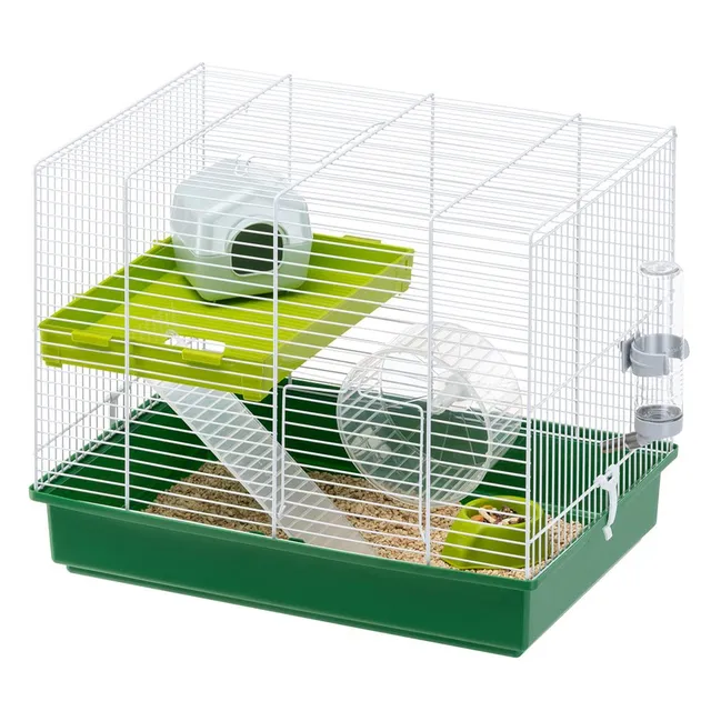 ferplast-hamster-duo-hamsterk-fig-metall-46x29xh37-5-cm-mit-zubeh-r image 1