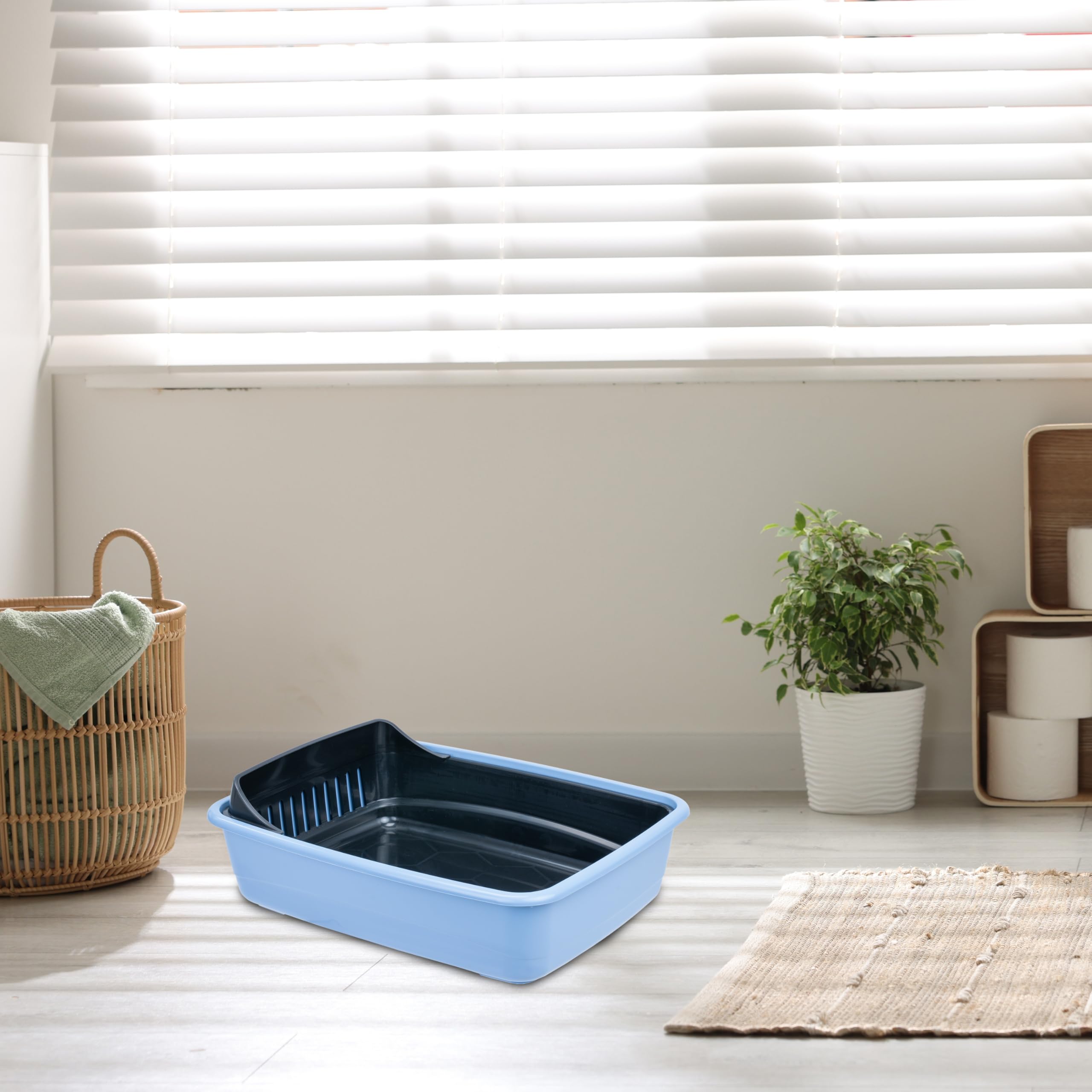 ferplast-ariel-10-katzentoilette-mit-sieb-46-5-x-35-5-x-11-5-cm-blau image 2