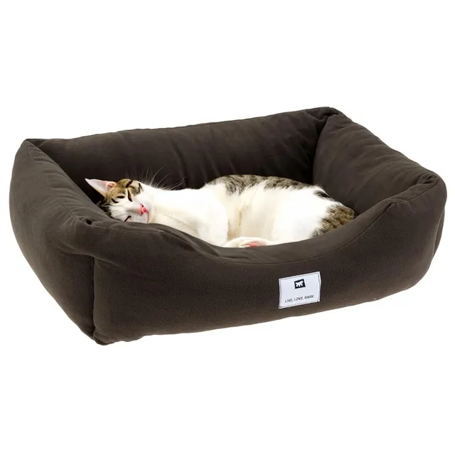 ferplast-coccolo-50-hundesofa-katzenbett-microfleece-grau-55x45xh20-cm image 1