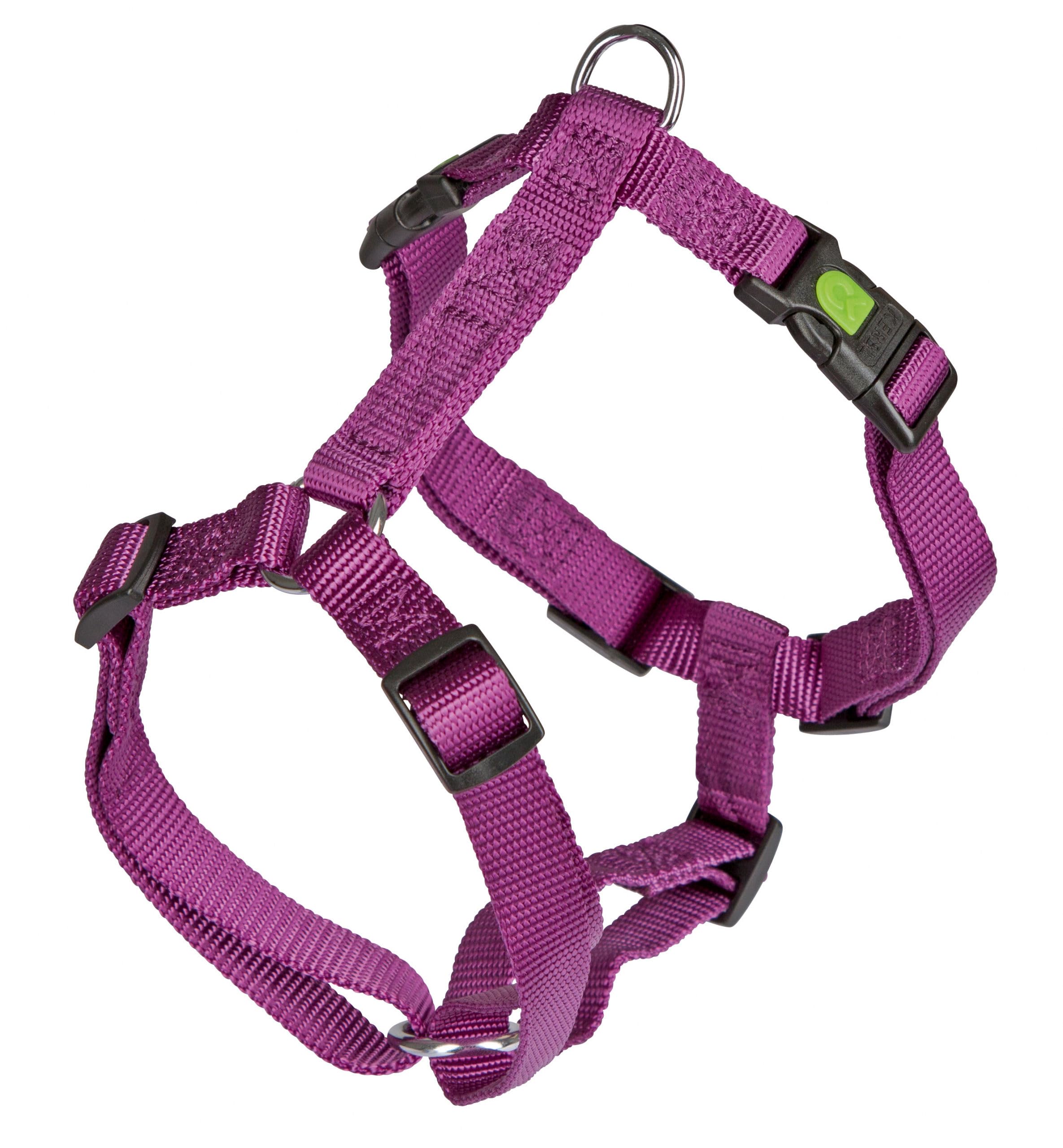 kerbl-pet-miami-hundegeschirr-nylon-15-mm-30-40-cm-lila image 1