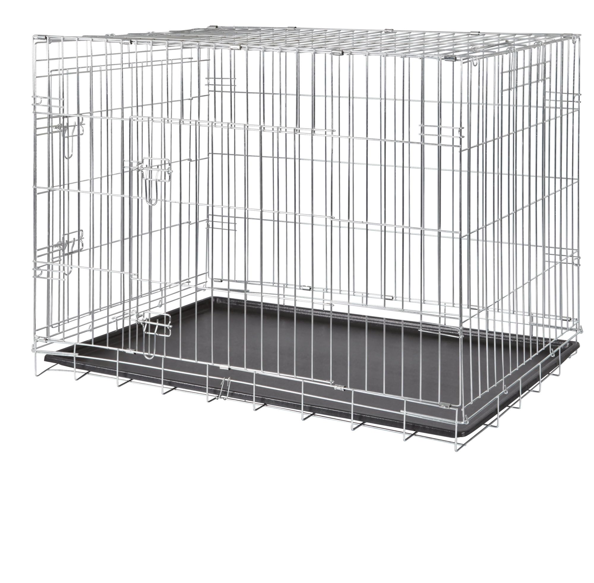 trixie-home-hundebox-3925-109x79x71-cm-faltbar-mit-2-t-ren-verzinkt image 1