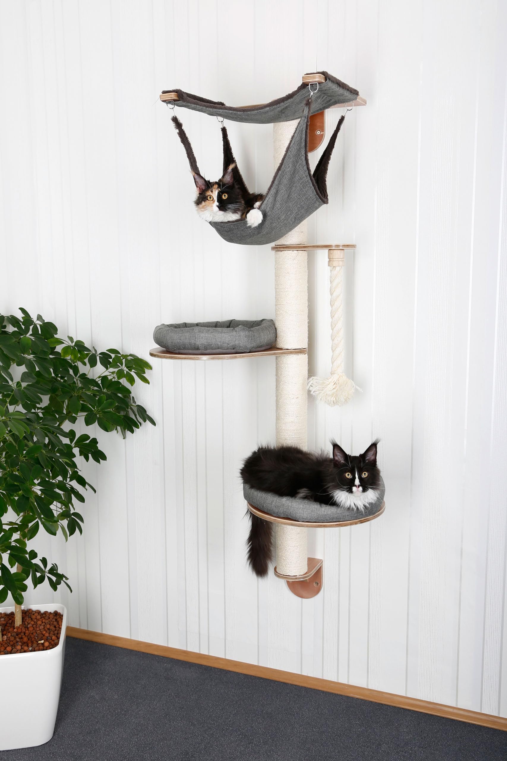 kerbl-pet-wandkratzbaum-dolomit-2-0-tofana-grau-160-cm image 3