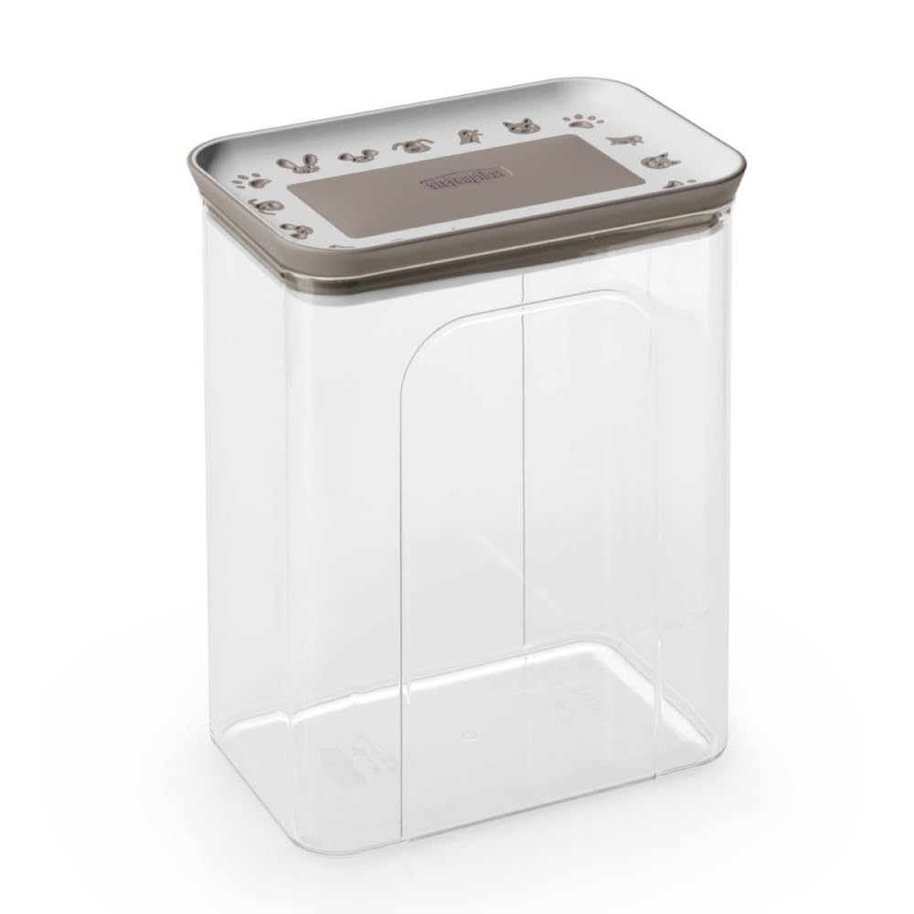 kerbl-snackbox-2-2-l-transparent-braun-15-5-x-10-x-19-5-cm image 1
