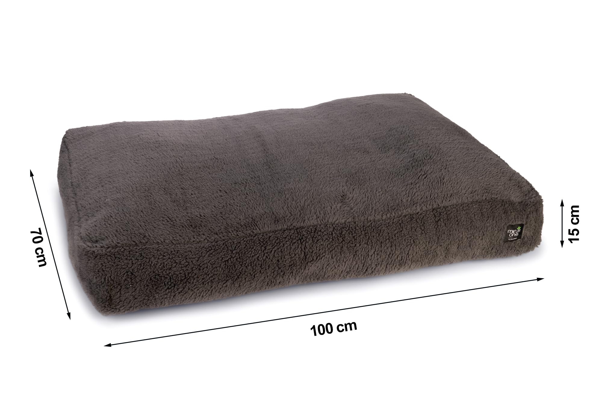 karlie-minus-one-hundebett-liegekissen-dunkelgrau-100x70x15-cm image 2
