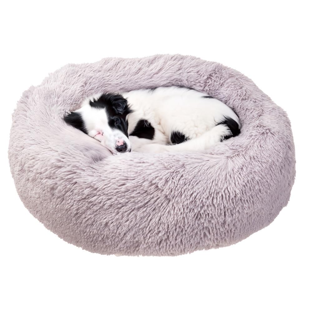 ferplast-cuddly-hundekissen-katzenbett-rund-80-x-17-cm-grau image 1